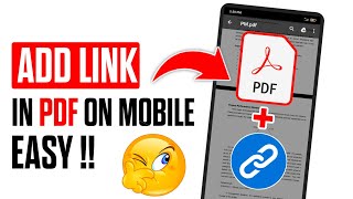 How to add link in PDF file on mobile for free (INSTANTLY) | Add clickable link in pdf files EASYLY