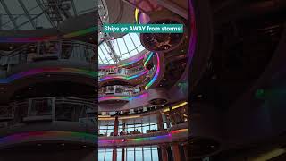 Why I don't worry about storms! #livingoncruiseships #CruiseLife