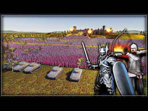 Medieval Castle Defend From Romans, Red Coats And Tanks - Ultra Epic Battle Simulator 2