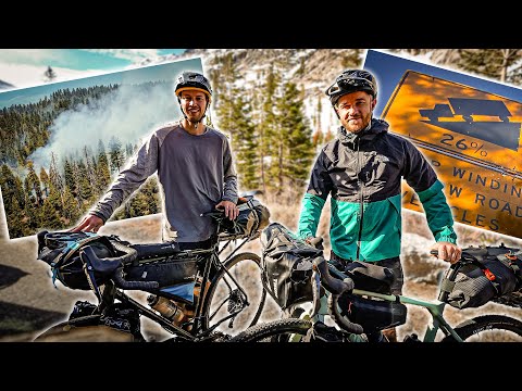 Mit Fahrrad im Waldbrand & 26% Steigung auf 1.000km USA Bike Tour | Folge 2