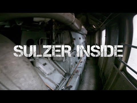 Inside view of class 06 diesel locomotive of BDZ / Локомотив серия 06 - поглед от вътре