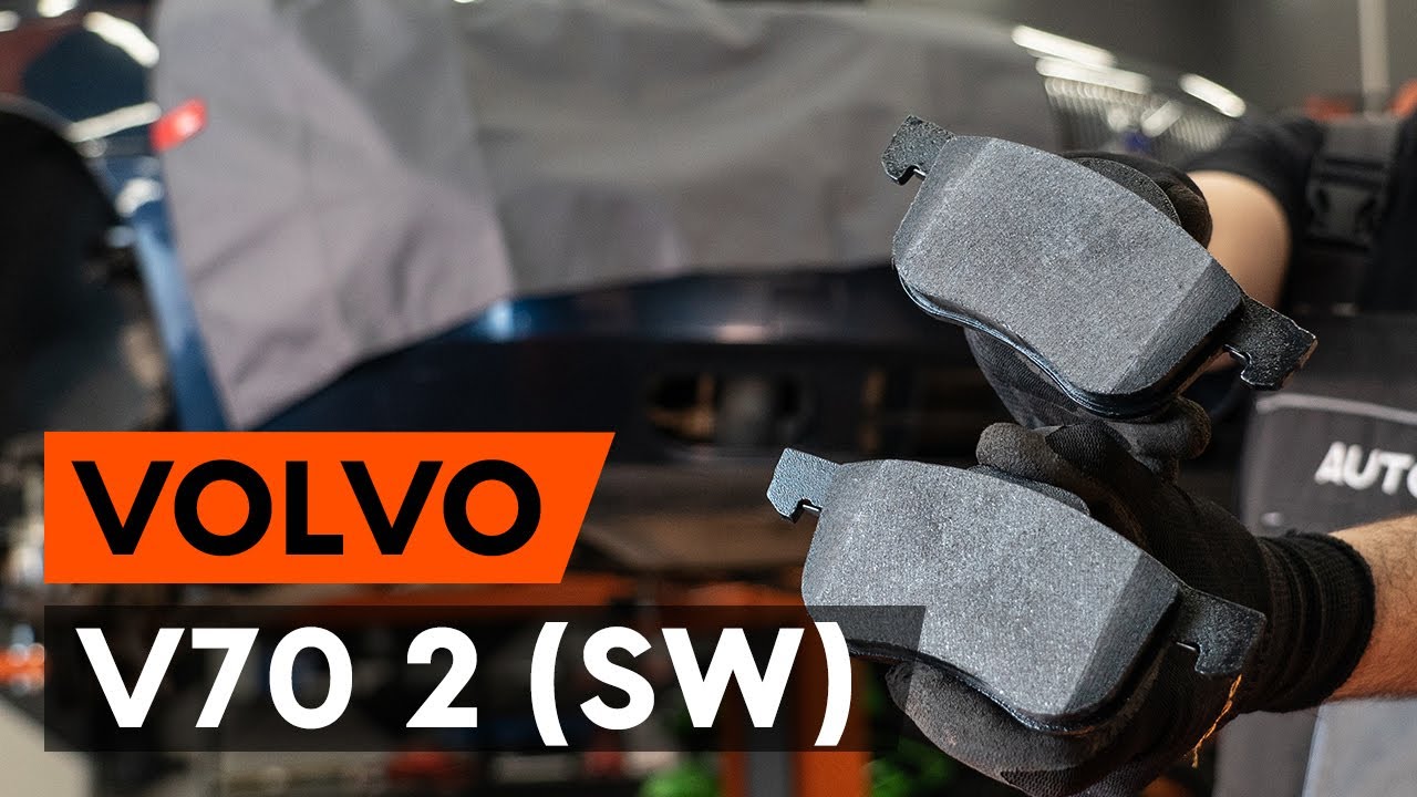 Slik bytter du bremseklosser fremme på en Volvo V70 SW – veiledning