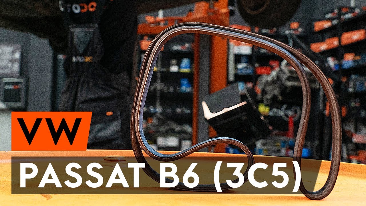 Comment changer : courroie poly V sur VW Passat 3C B6 Variant - Guide de remplacement