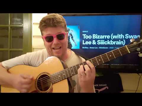 How To Play Too Bizarre guitar Skrillex Swae Lee Siickbrain // easy guitar tutorial beginner lesson