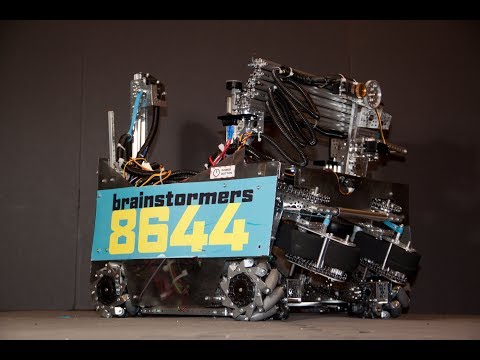 FTC 8644 Brainstormers Robot Reveal Relic Recovery 2017-2018