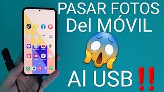 📱🔌 Cómo PASAR FOTOS VÍDEOS del TELÉFONO CELULAR a PENDRIVE PASO a PASO 2026