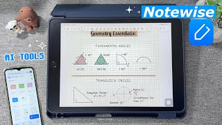 Notewise Tutorial 📚 Advanced Tools and AI Features for your Notes, Planners and Journals ❤︎ Emmy Lou