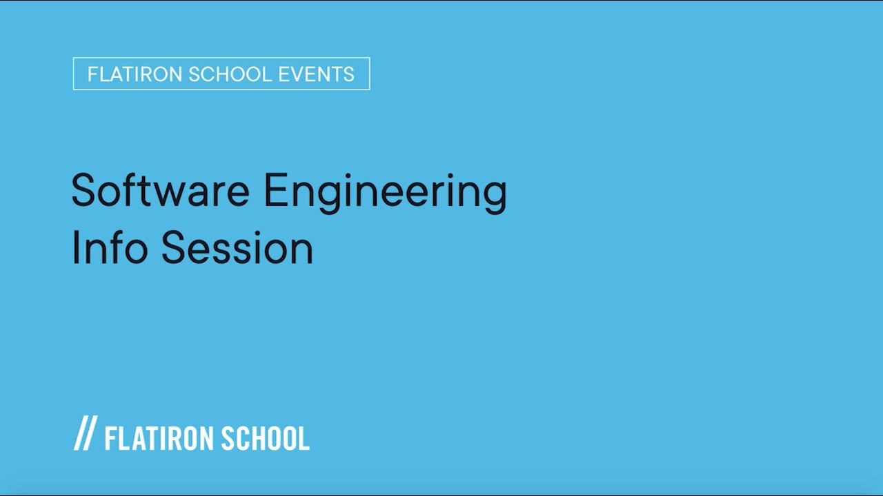 Software Engineering Info Session