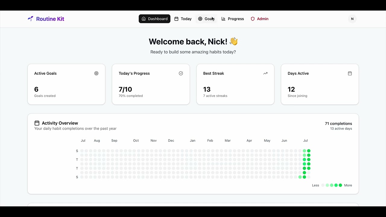 RoutineKit video preview