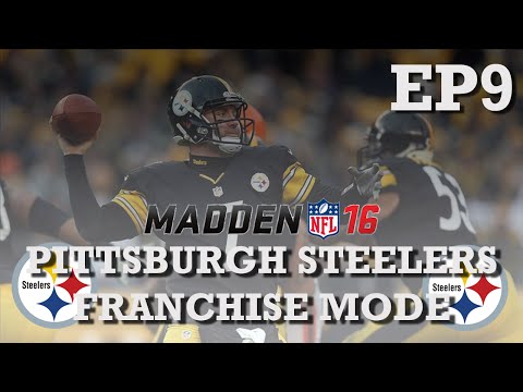 Madden 16 Steelers Franchise Ep.9 HUGE INJURY! [Y1,W10]