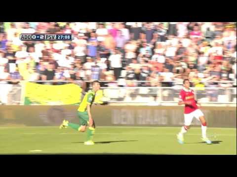 Amazing long range headed own goal!