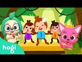 Five Little Monkeys Pinkfong Hogi Dance Dance Nursery Rhymes Hogi Kids Songs