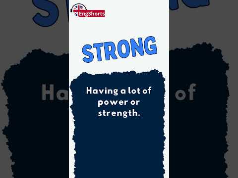 What Does "Strong" Mean? | Quick English Word