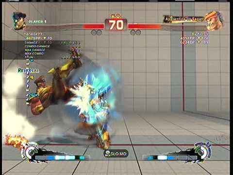 SSF4AE:  M.Bison (hanada99) vs. Adon (By Ken S) SD