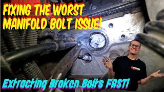Remove Broken Exhaust Manifold Bolts WITHOUT Pulling the Engine! (Chevy, GMC, Cadillac)