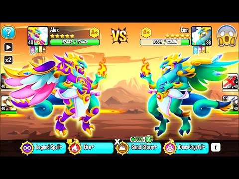 Dragon City: High Typhoon Dragon | NEW League Battle 400 [MAX LEVEL] 😱