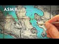 ASMR Detailed Vintage Map | 1 hour Soft Spoken
