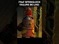 FNaF Springlock Failure Be Like FNaF 2 Movie MEME