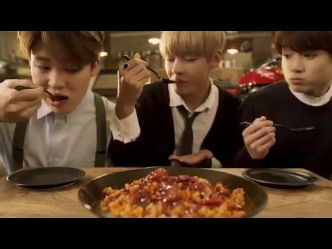 [ENG SUB] [BBQ CHICKEN] BTS (방탄소년단) Olive Mara Hot Chicken TVCF