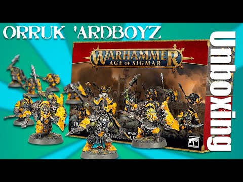 Unboxing Orruk ArdBoyz Warhammer Age of Sigmar Ironjawz Orruk Warclans #tabletopgaming
