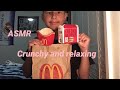ASMR Eating BIG MAC McDonalds Crunchy And Relaxing Sounds