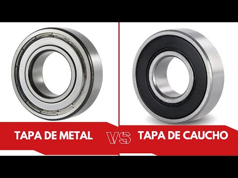 ¿Qué tapa usar en los RODAMIENTOS? ¿Metal o Caucho?