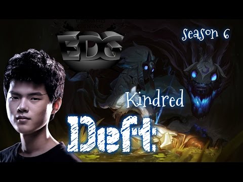 EDG Deft KINDRED ADC vs Lucian - Patch 5.23 KR | League of Legends