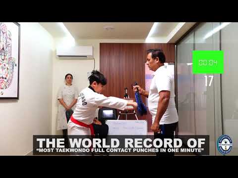 MOST TAEKWONDO FULL CONTACT PUNCHES IN ONE MINUTE