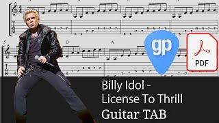 Billy Idol - License To Thrill Guitar Tabs [TABS]
