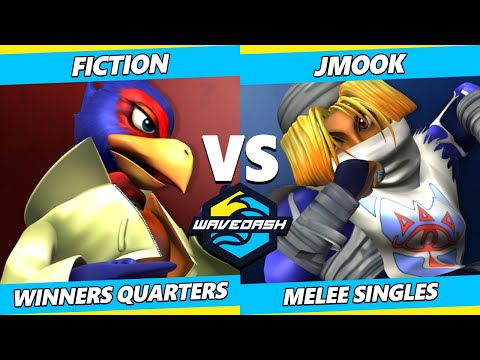 Wavedash 2023 - Jmook (Shiek) Vs. Fiction (Falco) Smash Melee - SSBM