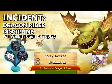 Incident: Dragon Rider Discipline — Gauntlet Event Full Walkthrough Gameplay | Dragons: Rise of Berk