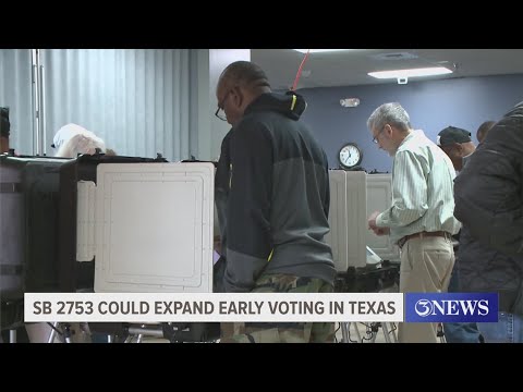 SB 2753 could expand early voting in Texas