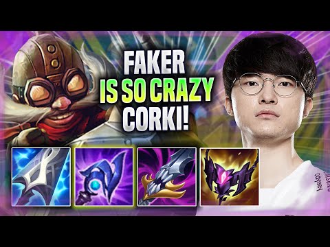 FAKER IS SO CRAZY WITH CORKI! - T1 Faker Plays Corki MID vs Orianna! | Season 2022