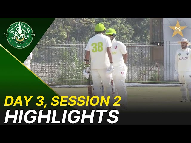 2nd Session Highlights | Lahore Whites vs Karachi Blues | Day 3 | QeAT 2025/26 | M2P1U 2nd Session Highlights | Lahore Whites vs Karachi Blues | Day 3 | QeAT 2025/26 | M2P1U