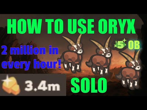 Taming.io - SOLO Guide for Oryxes | Best HS pet (2mil/hour solo)