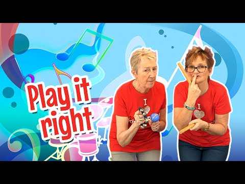 Play it Right | Teaching pre schoolers rhythm | Play it loud, soft, slow and quick - on the beat!
