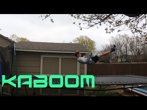 How to do a KABOOM on a Trampoline! (Tutorial Week #3)