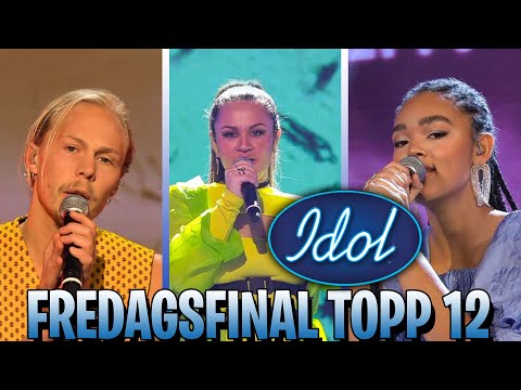 IDOL 2020 TOPP 12 - FREDAGSFINAL 2