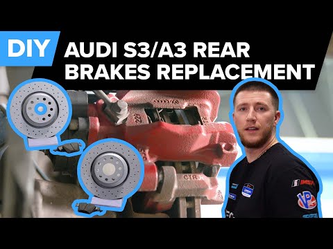 Audi S3 Rear Brake Pad & Rotor Replacement DIY (2015-2020 Audi MQB A3, S3, TT)
