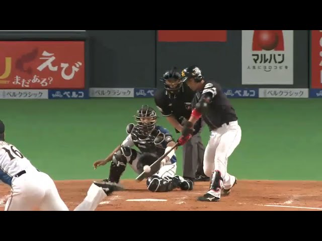 【5回表】ホークス・今宮 得意の右方向へ同点タイムリー!! 2015/9/23 F-H