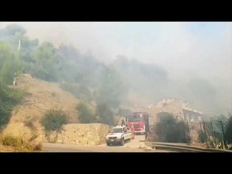 DUE VIGILI DEL FUOCO FERITI NELL’INCENDIO BOSCHIVO DI IERI A BORDIGHERA