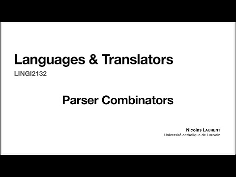 7. Parsing Combinators