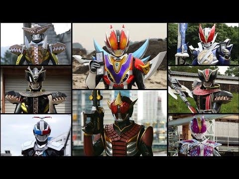 Kamen Rider Den-O Riders Henshin and Finisher (Den-O Sword Form - G Den-O)