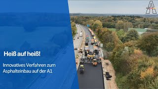 Heiß auf heiß - Innovatives Verfahren zum Asphalteinbau