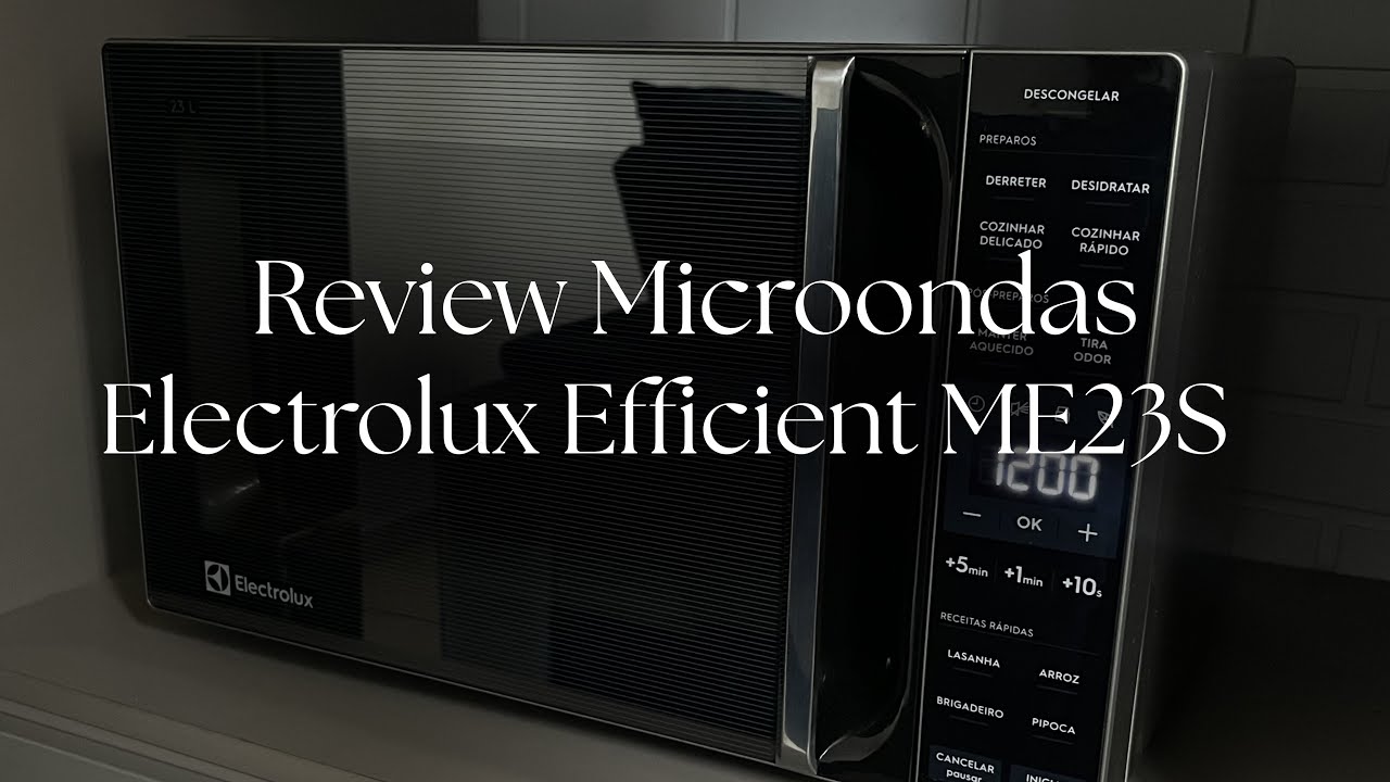 Miniatura da avaliação em vídeo de Micro-ondas Electrolux ME23S 23L Inox