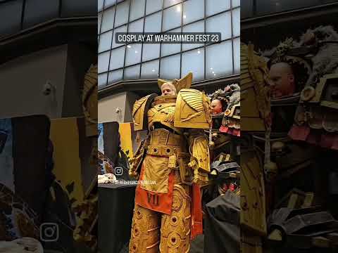 The Space Marine Cosplay at Warhammer Fest 2023 was insane! #warhammer #warhammer40k #spacemarines