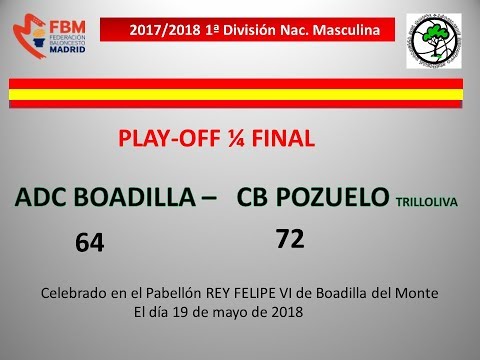 2017 2018 ADCBOADILLAvsCBPOZUELO
