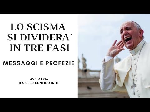 MESSAGGI E PROFEZIE - Messaggi Gesù Cristo - 3 FASI DELLO SCISMA
