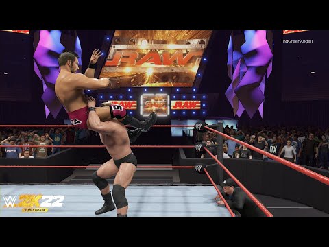WWE 2K22 - Brock Lesnar vs. Shawn Stasiak (Ends in K.O.)