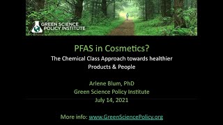 Arlene Blum - PFAS in Cosmetics?